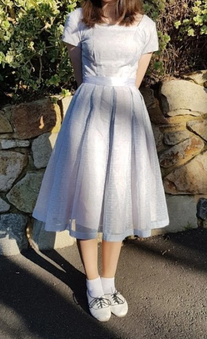 Light blue hotsell retro dress