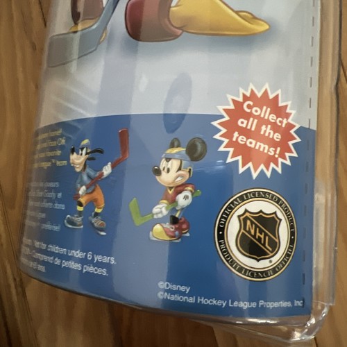 Minnesota Wild Disney Backstop Donald Duck NHL Bobble Head Bobblehead NUEVO EN CAJA RARO - Imagen 8 de 9