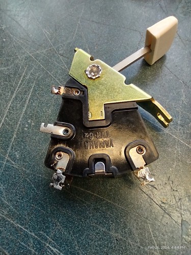 4 Position Variable Resistance Toggle Switch for Electronic Audio ...