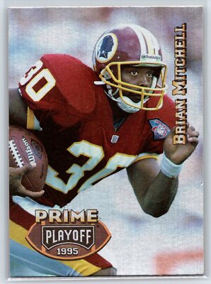 1995 Playoff Prime Brian Mitchell Washington Redskins #68