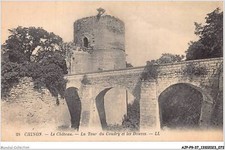 Ajpp9-37-0933 - Chinon - The Castle - The Tower of Coudry and the Moats