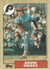 FREE SHIPPING-MINT-1987 Topps #163 Kevin Gross Phillies 