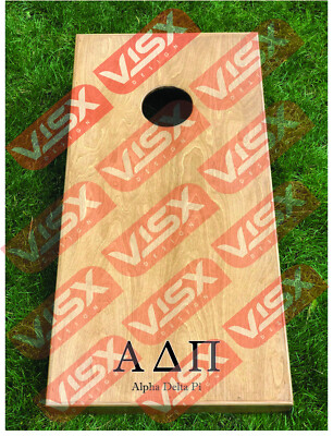 Alpha Delta Pi Vinyl Decal Sticker Fraternity Board Decals Bag Toss Game Sticker