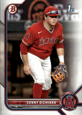 2022 Bowman Draft Sonny DiChiara  BD-16  Los Angeles Angels 1st RC Rookie