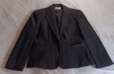 WOMENS VINTAGE BLACK EVAN PICONE WOOL BLAZER SINGLE BUTTON SZ M EXCELLENT COND