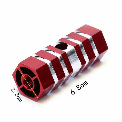 2x BMX Stunt Aluminum Pegs Alloy Bike Bicycle Axle Foot Rest Anti Slip 7 x 2.3cm - Picture 3 of 9