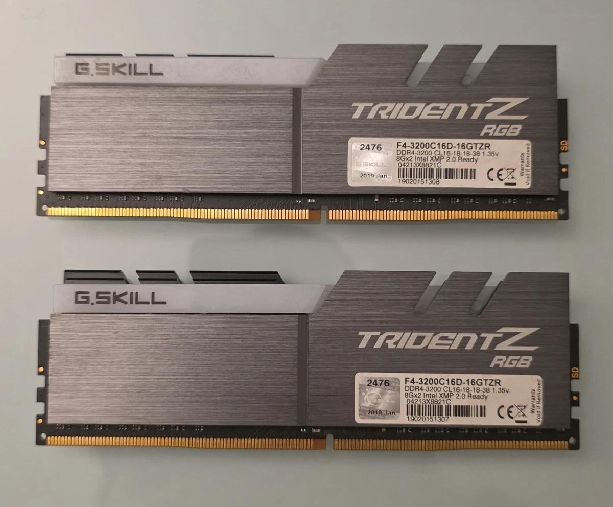 G. SKILL PC4-25600 (DDR4-3200) Bus Speed DDR4 SDRAM Memory (RAM