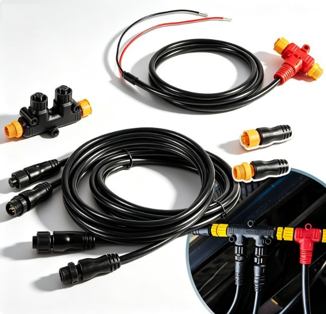NMEA 2000 Dual Device Starter Kit for NEMA 2K Network Lowrance Simrad Garmin