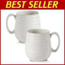 Large Ceramic Coffee Mugs Set, 20 oz - 2 Pcs