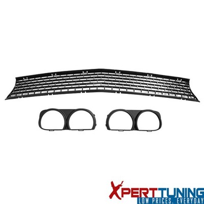For 15-23 Challenger SRT Hellcat OE Style Front Upper Grille Headlight Bezels