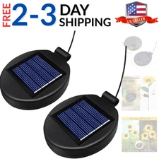 2 Pack Replacement Solar Panel for Outdoor Lights, Solar Lights Replacement P...