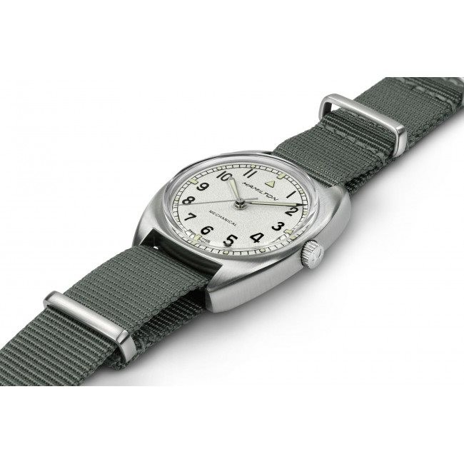 Hamilton Men's Khaki Aviation Pilot Pioneer Mechanical Steel Watch H76419 image 3