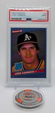 1986 Donruss Jose Canseco Rookie Card RC #39 Athletics - PSA 9 Mint. rookie card picture