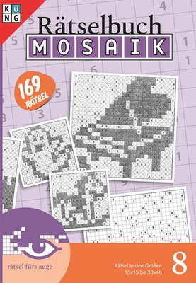 Mosaik-Rätselbuch 8 | Rätsel fürs Auge | Keesing Schweiz AG | Buch | 128 S.