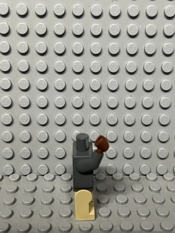 LEGO Star Wars 2006 Mace Windu Minifigura Piernas y Torso (marcas de mordedura y desgaste) Foto 4 de 4