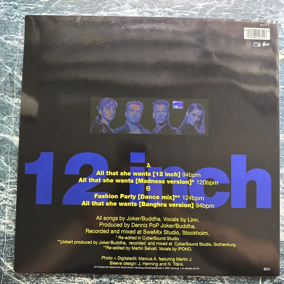 Ace of Base - All That She Wants (12 Inch Mix) 12” Vinyl Record Single EP VG+ - Image 2 of 4