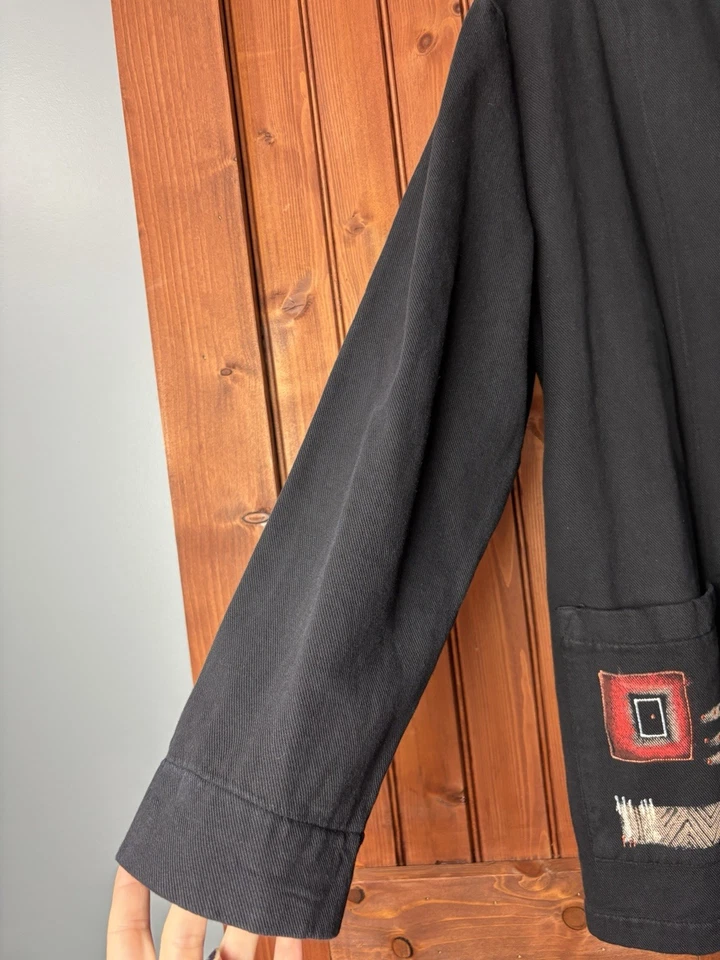 Blazer Vintage Arizona Jones Pintado a Mano Talla S Chaqueta y Camiseta Talla M Paquete Foto 3 de 4