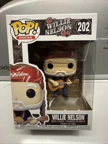 Funko Pop Rocks Willie Nelson 202 Vinyl Figure