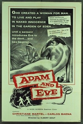ADAN Y EVA (1956) 10668  Movie Poster U.S. One-Sheet ''ADAM AND EVE''  Sexploitati