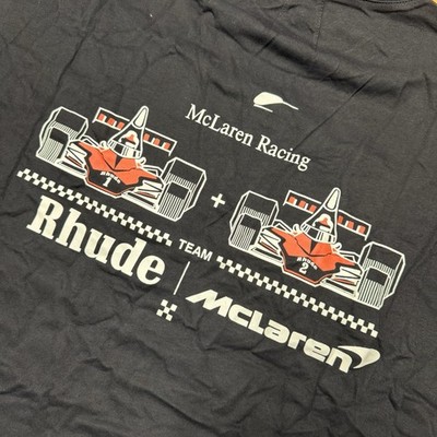 RHUDE x Mclaren Racing F1 T Shirt size Medium Brand new Black READ