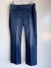 CHICO'S Slim Boot Pull On Jeans Size 1 US Size 8