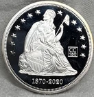 1870-2020 SEATED LIBERTY  UNITED STATES OF AMERICAN ONE DOLLAR