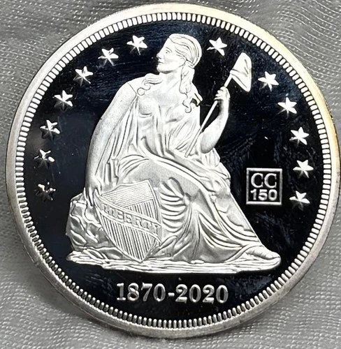 1870-2020 SEATED LIBERTY  UNITED STATES OF AMERICAN ONE DOLLAR