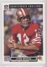 1991 Upper Deck Domino's Pizza Quarterback Challenge John Brodie #33 2m7
