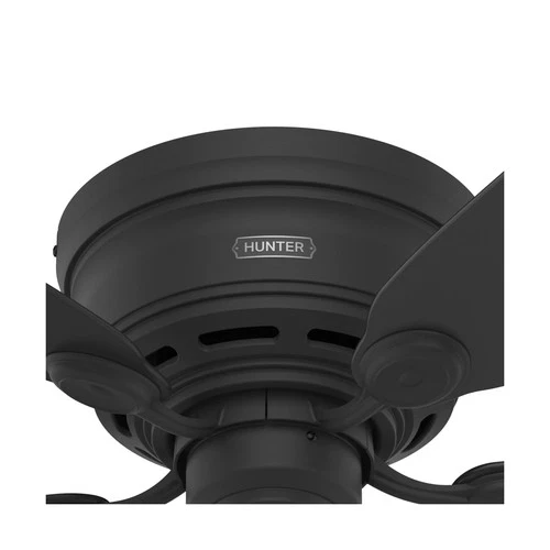Hunter 42 inch Indoor Ceiling Fan No Light - Black Ceiling Fan without Light,... - Picture 9 of 12