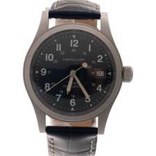 Hamilton Khaki Mechanical Men's Watch Black Working