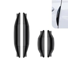 Car Door Edge Guards, Car Doors Anti-Collision Strips, Anti-Scratch 4 PCS Black