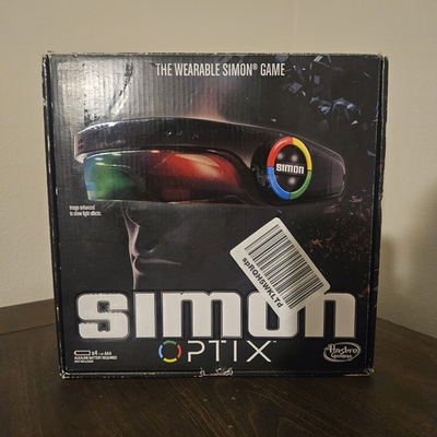 #ad Hasbro Simon Optix Game Electronic Headset Coordination Educational $5.86
