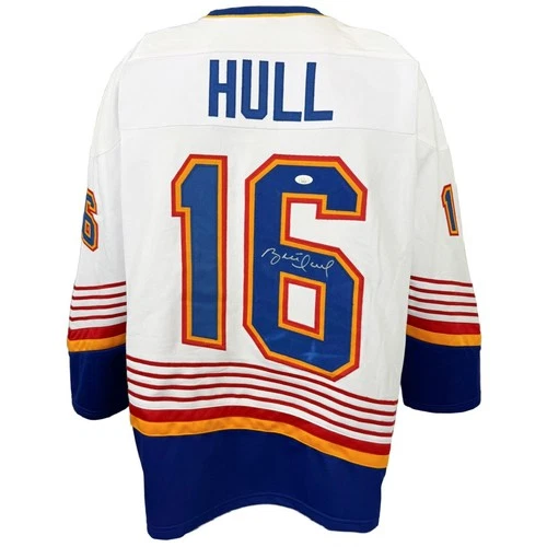Brett Hull autographed signed jersey NHL St. Louis Blues JSA COA
