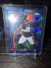 2025 Topps Chrome Shemar Turner Blue Leather Pigskin Refractor /150 RC #303