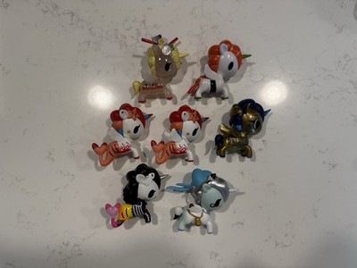 Tokidoki Unicorno Lot 7 Vinyl Figures Mixed Series Collectible Bundle w Chase