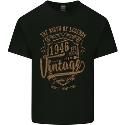 T-Shirt Nera 100% Cotone Con Scritta '1960' | Compleanno Anni '60, Regalo Uomo Donna, Casual, Leggende