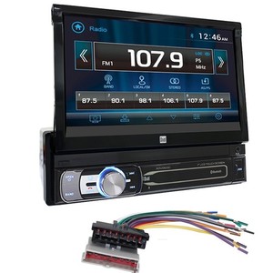 XDVD600 7" Flip-Up Screen DVD AM/FM Bluetooth Stereo for 1992-1996 F-150 Pickup