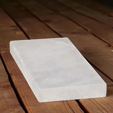 Selenite Crystal Charging Plate 20x10cm – Energy Healing Cleansing Board