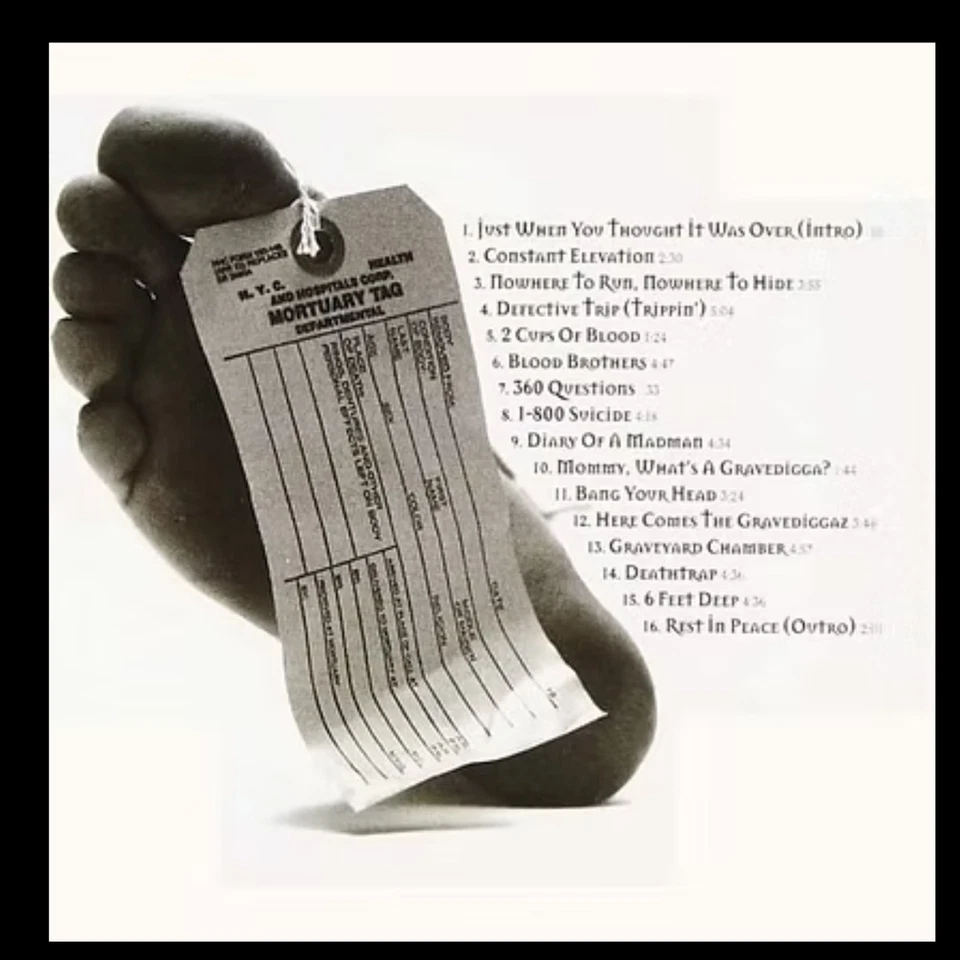 GRAVEDIGGAZ - 6 Feet Deep Coloured 2023 Vinyl New & Sealed - Image 3 of 3