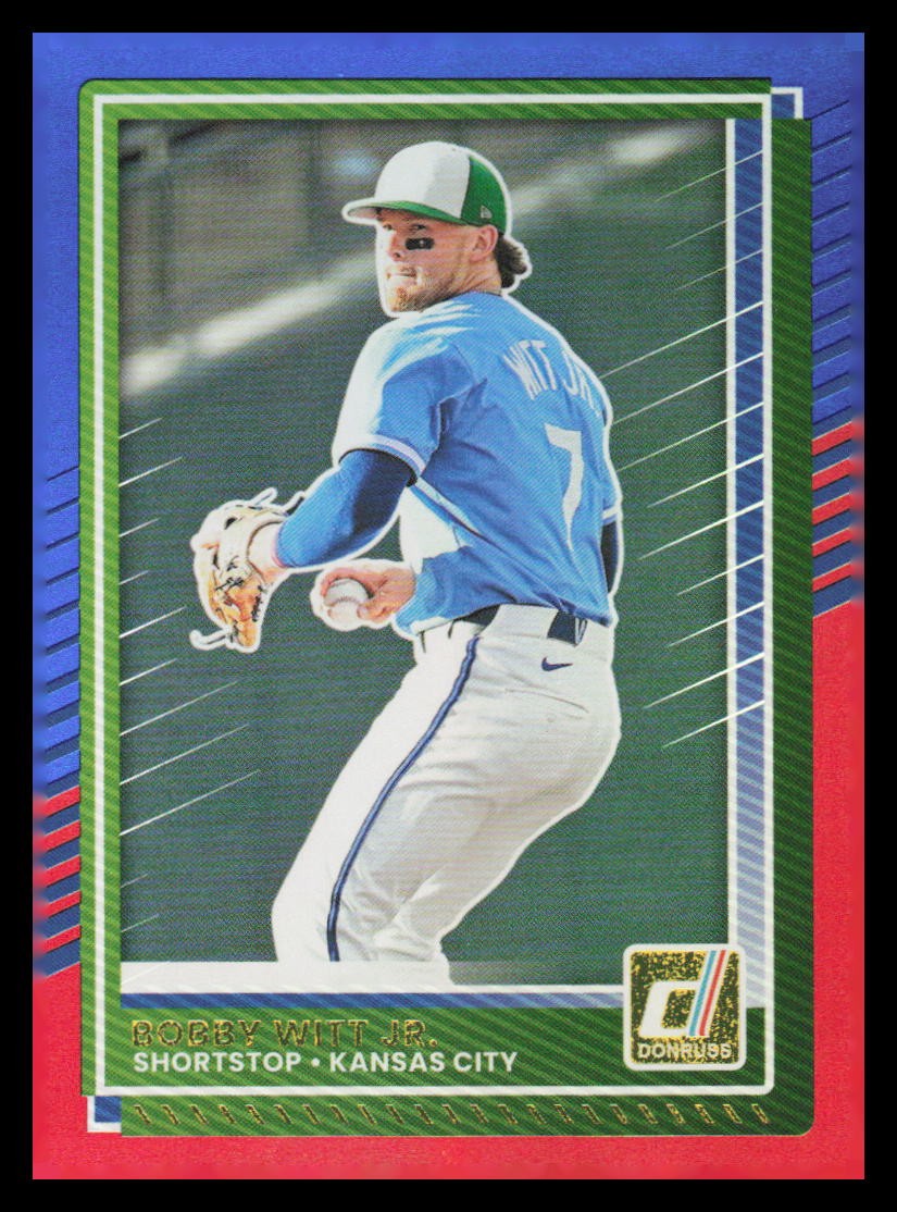2025 Donruss Red and Blue #27 Bobby Witt Jr.