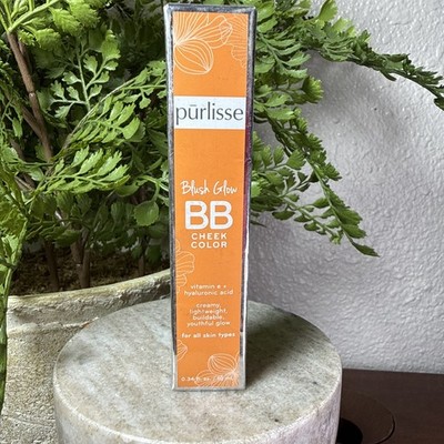 purlisse Blush Glow BB Cream Vitamin E Hyaluronic Acid Youthful Glow 10ml .34 oz