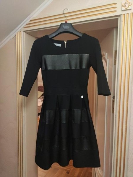 Women Rinascimento Dress Black 36 / S #NS7H