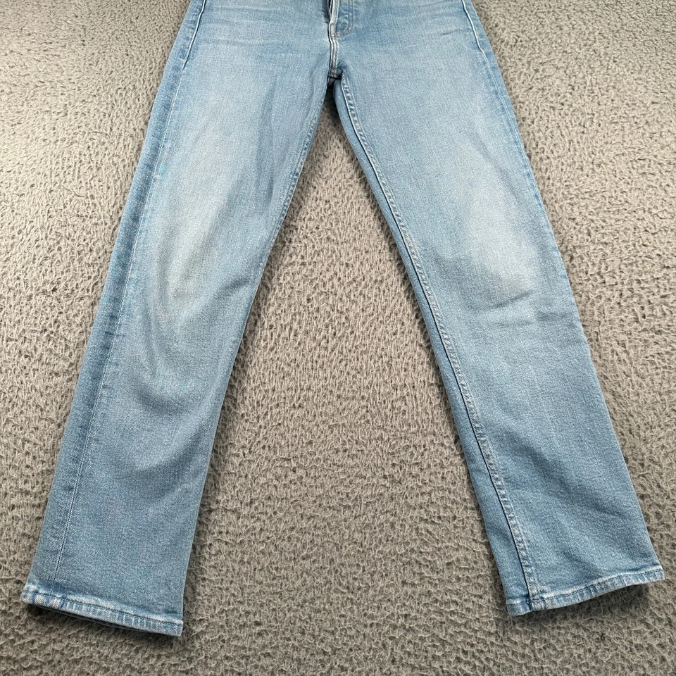 Pantalones de mezclilla elásticos Mother Jeans The Tomcat Flood para mujer azul claro 24 Foto 3 de 4