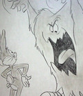 Willie Ito Signed Hand-Drawn Pencil Animation Art - BUGS & GOSSIMER — photo 2
