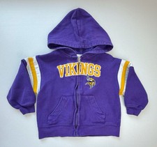 Sweat à capuche zippé NFL Minnesota Vikings taille 3T