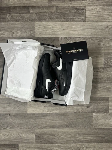 Supreme X Nike Air Max 1 Noir UK 7,5 Neuf En Main ✅??