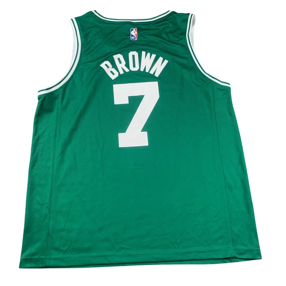 Camiseta Fanatics Jaylen Marrón Boston Celtics Hombres L Verde Fast Break Réplica NBA Foto 2 de 4