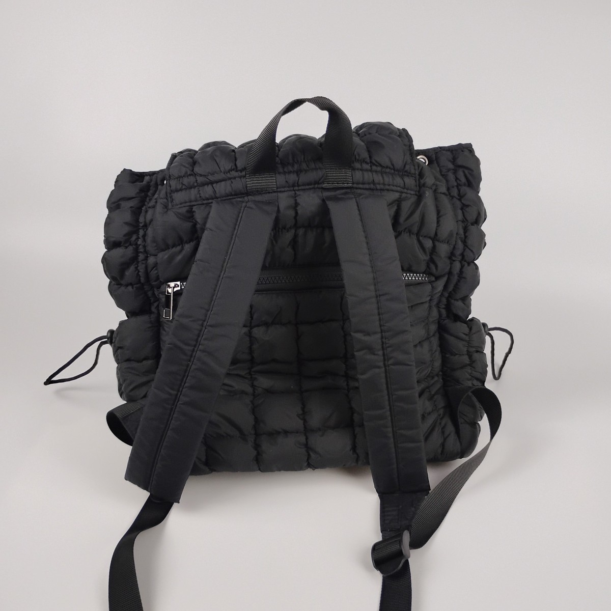CONTAIL Black Puffy Quilted Backpack Women display picture 1