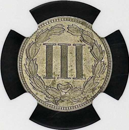 1889 Three Cent Nickel, Low Mintage-Final Year Issue, Scarce Proof Coin NGC PF61 - Image 4 of 4