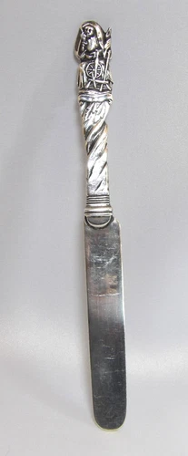 Gorham Sterling Silver Nuremberg Lady's Pattern Tea Knife 7 3/8" Unmarked - RARE